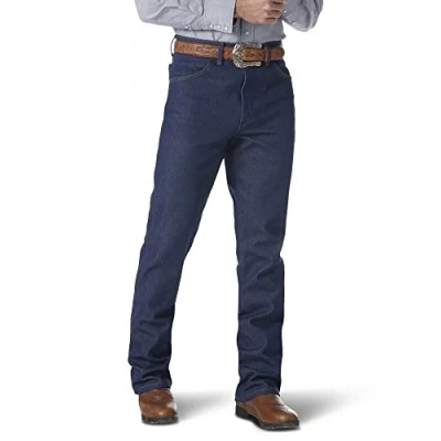 Abbildung von Wrangler Herren Cowboy Cut Regular Fit Traditioneller Boot Jeans, Navy, 36W / 32L