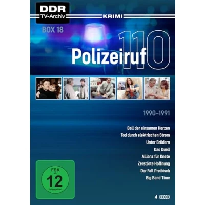Abbildung von Polizeiruf 110 Box 18 (DDR TV Archiv) mit Sammelrücken [4 DVDs]