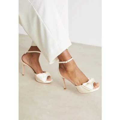Abbildung von kate spade new york Bridal BOW High Heel Sandalette, Damen, Größe: 38, Ivory Schuhe