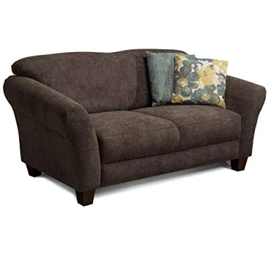 Abbildung von CAVADORE 2 Sitzer Gootlaand / Großes Sofa im Landhausstil Mit Federkern 163 x 89 84 Dunkelbraun