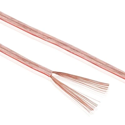 Abbildung von MANAX® 10m Zwillingslitze 2x 0,75mm² transparent Kabel 2 adrig (10m 1 Ring, transparent)
