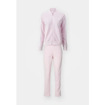 Abbildung von adidas Sportswear Essentials 3STRIPES Trainingsanzug, Damen, Größe: Small, Clear pink