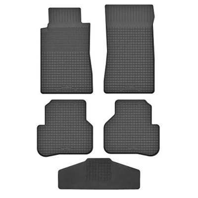 Abbildung von Fußmatten Vorne 2er Set für Mercedes Benz C Klasse W203 S W 203 CL 2000 2007 Gummi Gumimatten