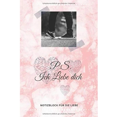 Abbildung von P.S. ICH LIEBE DICH: A5 Notizbuch KARIERT LIEBLINGSMENSCH GESCHENKE PÄRCHEN FREUNDIN FREUNDSCHAFT FREUNDINNENBUCH VALENTINSTAG GESCHENKIDEE PÄRCHENBUCH