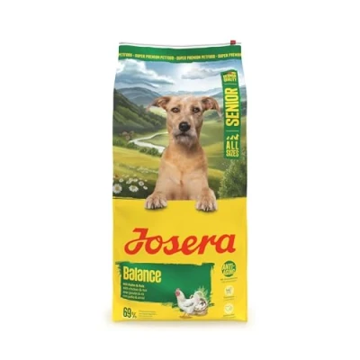 Abbildung von JOSERA Senior Balance Huhn &amp; Reis (1 x 12,5 kg) Premium Trockenfutter für ausgewachsene ältere Hunde phosphorarm mit wenig Fett Protein speziell Senioren glutenfrei 1er Pack