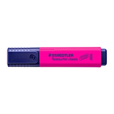 Abbildung von STAEDTLER Textmarker Textsurfer classic, Magenta, großer Tintenspeicher, lange Markierleistung und Lebensdauer, sekundenschnell trocken, Keilspitze 1 5mm, 10 Textmarker, 364 C 20