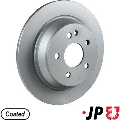 Abbildung von JP GROUP 1363203000 Bremsscheibe Hinterachse 296 10 5 voll beschichtet MERCEDES BENZ: Viano, Vito Mixto, Bus