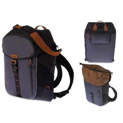 Abbildung von Schultertasche Basil Miles Daypack 16 Liter 33 X 17 41 Cm Schwarz/Lime