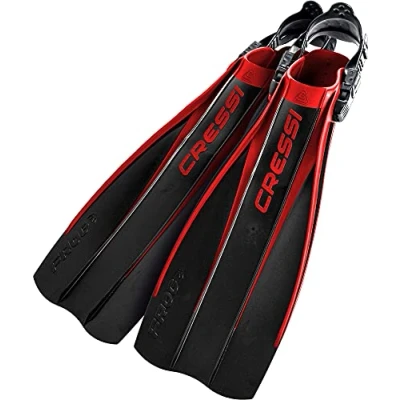 Abbildung von Cressi Frog Fins Verstellbare Flossen zum Tauchen, Adult Unisex