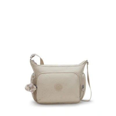Abbildung von Kipling GABB. Umhängetasche, Damen, Größe: One Size, Signature beige embossed
