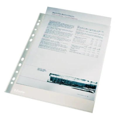 Abbildung von Esselte 56093 Prospekthülle Premium, A4, PP, glasklar, 0,10 mm