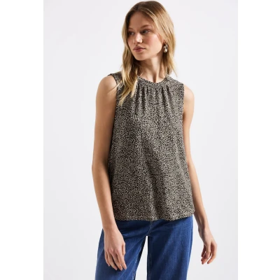 Abbildung von Street One MIT Leomuster Top, Damen, Größe: 36, Beige