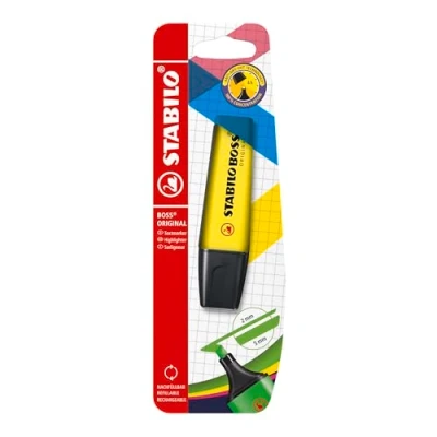 Abbildung von Textmarker STABILO BOSS ORIGINAL Einzelstift gelb