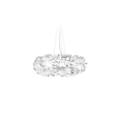 Abbildung von Slamp Clizia Hängeleuchte, Ø 78 cm, weiß