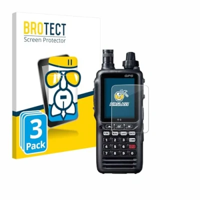 Abbildung von BROTECT Schutzglas für Yaesu FTA 850L (3 Stück) Schutzfolie Panzer Folie Glas [Extrem Kratzfest 9H, Anti Fingerprint, Ultra Transparent]
