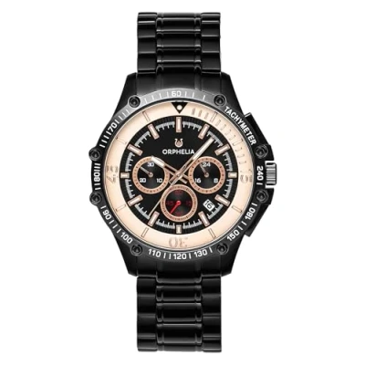 Abbildung von ORPHELIA HerrenArmbanduhr Chronograph Quarz Edelstahl OR82812