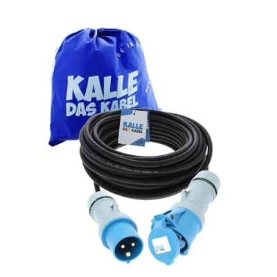 Abbildung von CEE Verlängerungskabel 230V 32A H07RN F 3G 4,0mm² 50 Meter von KALLE DAS KABEL