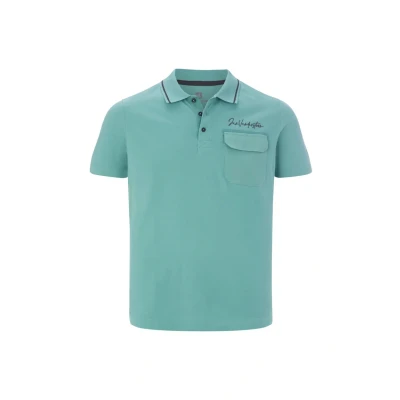 Abbildung von Jan Vanderstorm Poloshirt, Herren, Größe: Large, Türkis