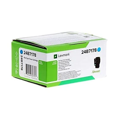 Abbildung von Lexmark 24B7178 Cyan Toner
