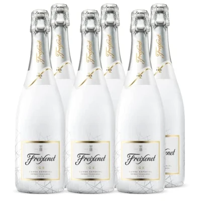 Abbildung von Freixenet ICE Cava, Cuvée Especial (6x0,75 l) Halbtrocken, Traditionelle Flaschengärung, besonders feine Perlage, Aromen von tropischen Früchten, cremig süßer Geschmack