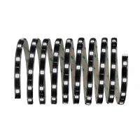 Abbildung von Paulmann 70594 YourLED Stripe 3 m RGB LED Strip Schwarz klar beschichtet Lichtband bunt 17,8W Lichtstreifen 550 Lumen Leuchtband 120