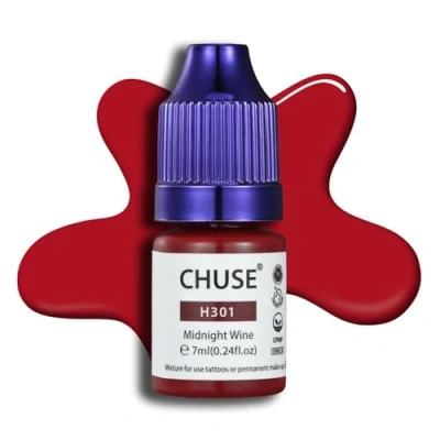Abbildung von CHUSE PMU Hybrid Liquid Lips Pigments Shades 0,24 oz/7 ml (H301 Midnight Wine)