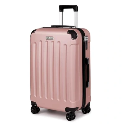 Abbildung von TANTOMI Koffer Groß, Reisekoffer, Hartschalenkoffer Trolley mit Rollen, 3 Stelliges Codeschloss, Zahlenschloss Teleskopgriff, Suitcase für Reisen Geschäft