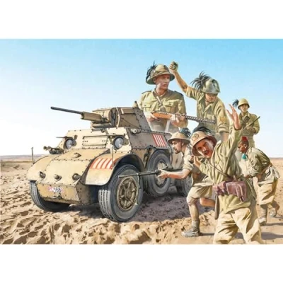 Abbildung von 1:35 AB 41 with Bersaglieri Italian Infantry
