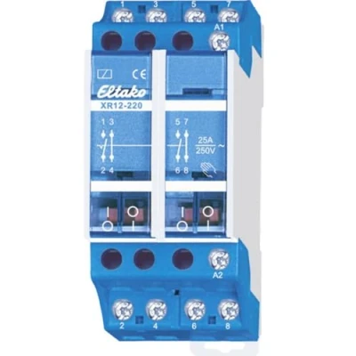 Abbildung von Eltako Installationsschütz 230V. 2 Schließer + Öffner 25A/250V AC XR12 220 230V