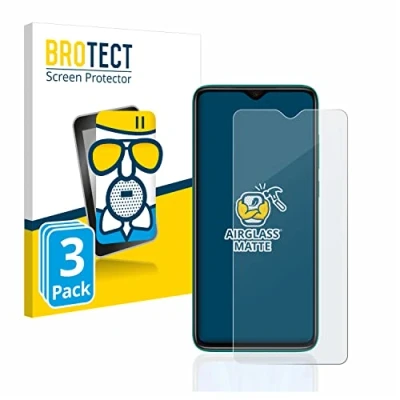 Abbildung von BROTECT Entspiegelungs Schutzglas für Xiaomi Redmi Note 8 Pro (3 Stück) Schutz Folie Panzerfolie Glas Matt [Extrem Kratzfest 9H, Anti Reflex]