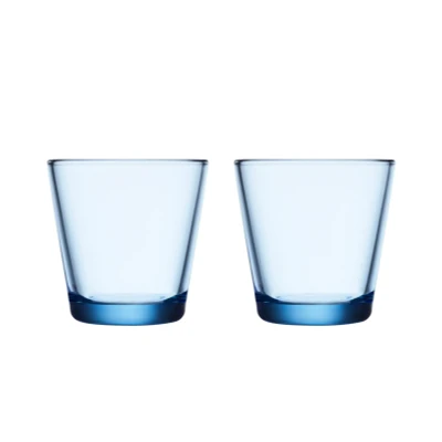 Abbildung von Iittala Glas Kartio 210 ml Aqua 2 Stück