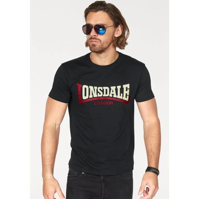 Abbildung von Lonsdale TWO TONE Tshirt print, Herren, Größe: XXL, Black