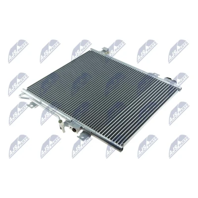 Abbildung von NTY CCS CH 022 Klimakondensator ohne Trockner Aluminium 519mm DODGE: Nitro SUV, JEEP: Cherokee IV