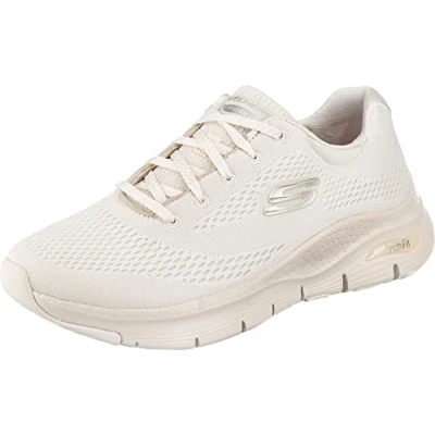Abbildung von Skechers Damen Arch Fit Big Appeal Sneaker, Off White Mesh Trim, 35 EU