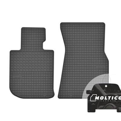 Abbildung von moto MOLTICO Vorne Gummi Automatten Gummimatten Passgenau Allwetter Fussmatten Auto passend für BMW 3 G20 / G21 2018