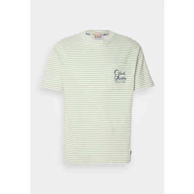 Abbildung von Scotch &amp; Soda Relaxed FIT Pocket Tshirt print, Herren, Größe: XXL, Pistachio