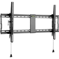 Abbildung von Goobay TV Wandhalterung Pro TILT Wandhalterung, (bis 100,00 Zoll, inkl. Zubehör, Montage Automatic Click in &amp; Easy Release / 12 neigbar Schwarz)