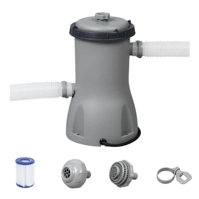 Abbildung von Bestway Flowclear Filterpumpe 3.028 l/h , 40 W, Grau