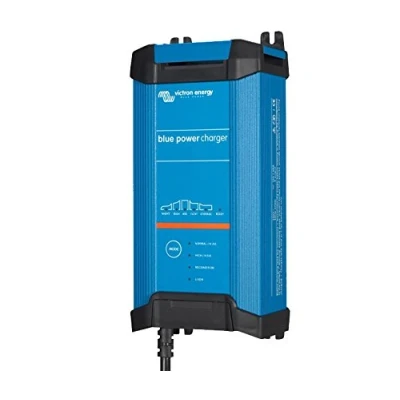 Abbildung von Victron Energy Blue Smart Batterie Ladegerät 12 Volt 20 Ampere 230V Autobatterie Batterieerhaltungsgerät und Desulfator IP22 Geschützt Bluetooth 3 Ausgänge CEE 7/7