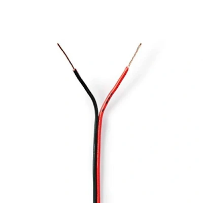 Abbildung von NEDIS Lautsprecherkabel 2X 0.35 mm² CCA 100.0 m rund PVC Eingewickelt