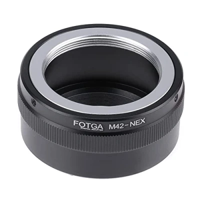 Abbildung von FOTGA M42 NEX Objektivadapter für Sony Alpha a7 a7S a7R a7II a7SII a7RII A7III A7RIII A7SIII A9 a6500 a6300 a6000 a5100 a5000 a3500 NEX7 NEX6 NEX5 3 7K 5C