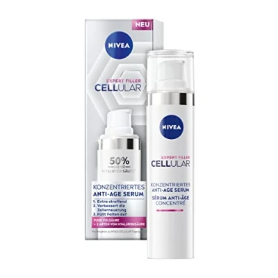 Abbildung von Nivea Anti Falten Serum Expert Filler Cellular Konzentriertes Age Serum, 40ml