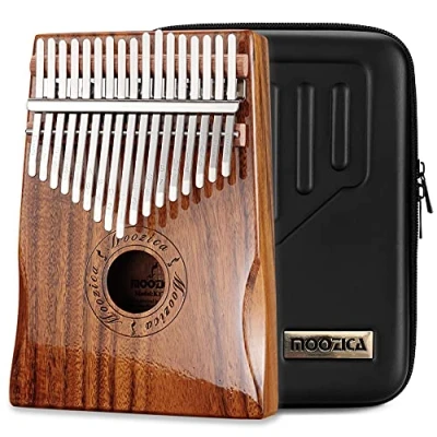 Abbildung von MOOZICA 17 Schlüssel Kalimba Marimba, High Qualität Professionelle Finger Daumen Piano daumenklavier Musikinstrument (Koa Holz K17K)