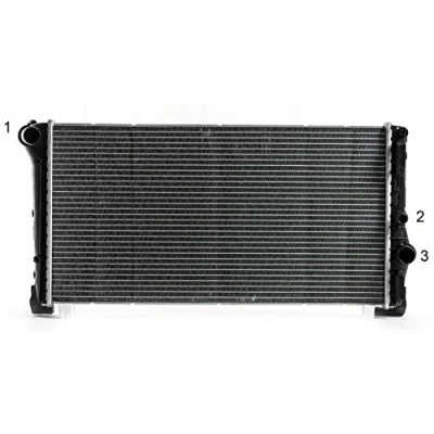Abbildung von MAHLE ORIGINAL CR 2009 000S Kühler, Motorkühlung 580 322 34 mit Schraube Kühlrippen mechanisch gefügt FIAT: Punto II Schrägheck, Idea, LANCIA: Musa