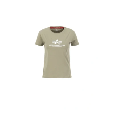 Abbildung von Alpha Industries Damen New Basic T Wmn Shirt, Olive, XS
