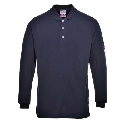 Abbildung von FR Antistatic Polo Shirt Color: Navy Talla: Large