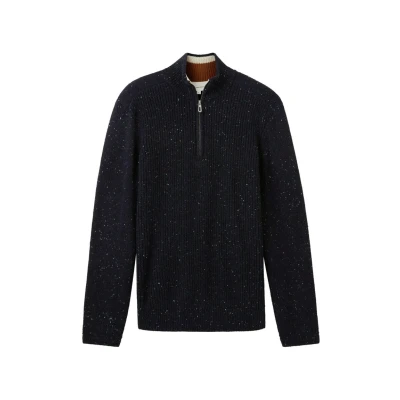 Abbildung von TOM Tailor Strickpullover, Herren, Größe: 3XL, Sky captain multicolor neps