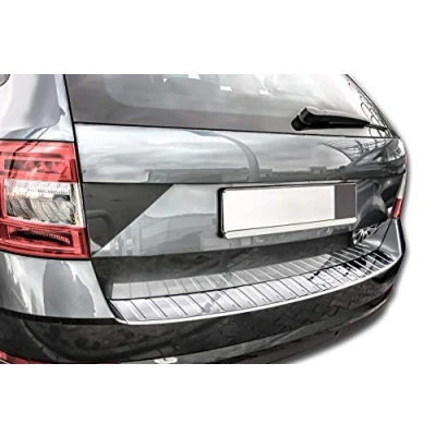 Abbildung von Ladekantenschutz Edelstahl CHROM kompatibel für SKODA Octavia 3 Kombi FACELIFT 2017 2020 premium Qualität von RECAMBO
