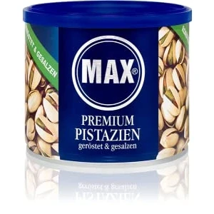 Abbildung von MAX PREMIUM PISTAZIEN geröstet &amp; gesalzen (6er Karton)