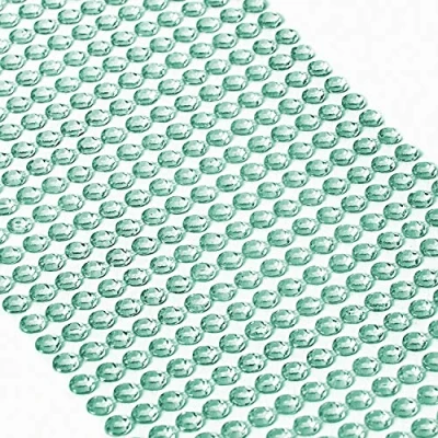 Abbildung von Movoja Mint Grüne Strasssteine runde Glitzersteine 624 Stück 5 mm selbstklebend zum Verzieren und Basteln Schmucksteine aufkleben Steinchen Dekosteine Bastelsteine
